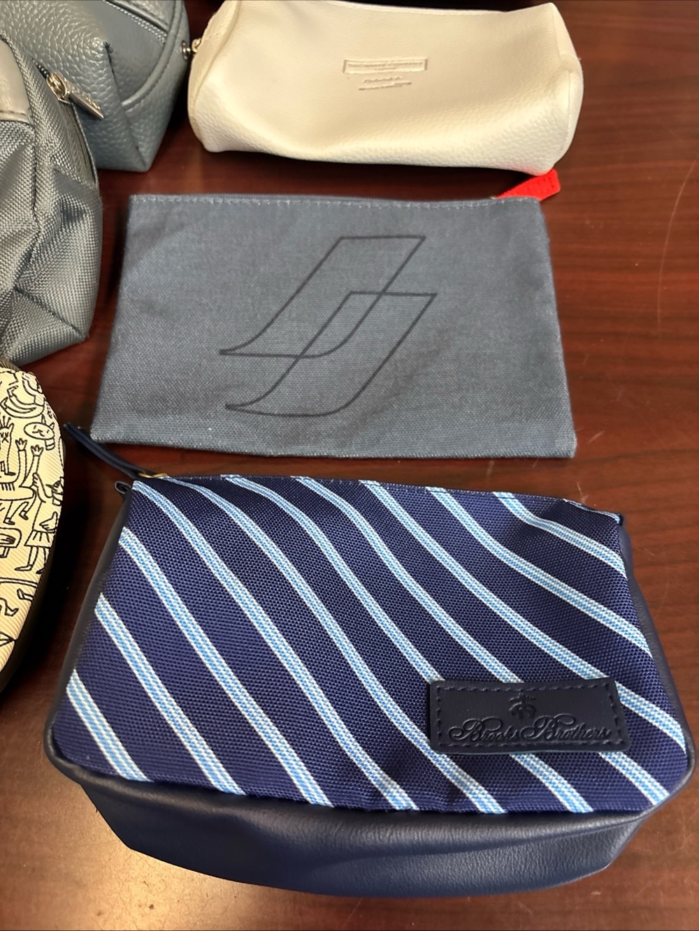 Airlines Travel Amenity Kit Toiletry Bag Delta Ettinger Tumi Latam France Lot 8 - Picture 4 of 5